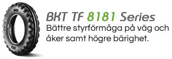 Framdäck för traktor med bra styrförmåga (TF 8181)