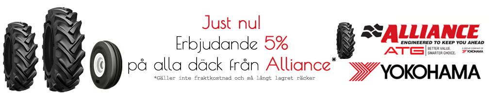 Alliance Rabatt Billiga Traktordäck